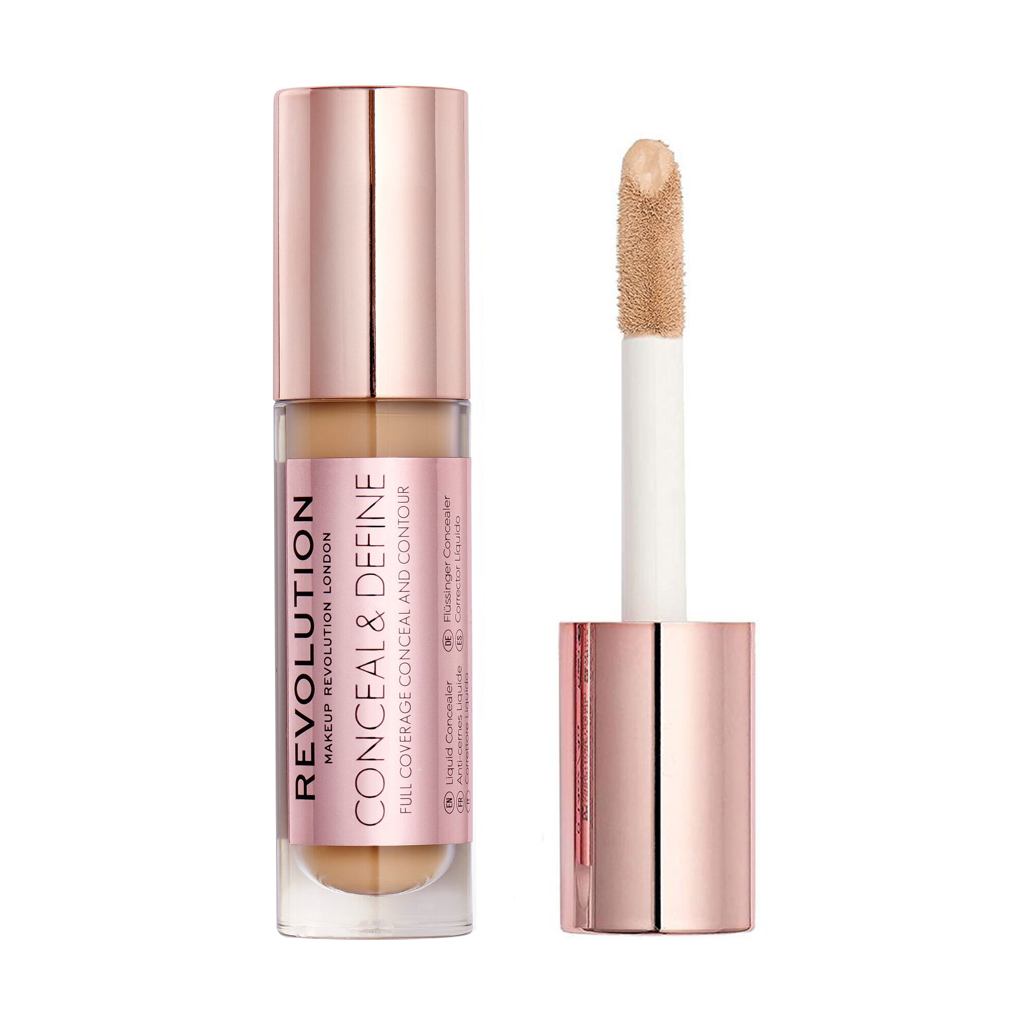 Рідкий консилер для обличчя Makeup Revolution Conceal &amp; Define Concealer C10.5, 4 г